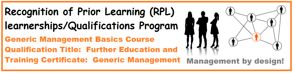 Generic Management Learnerships in the Vaal Triangle